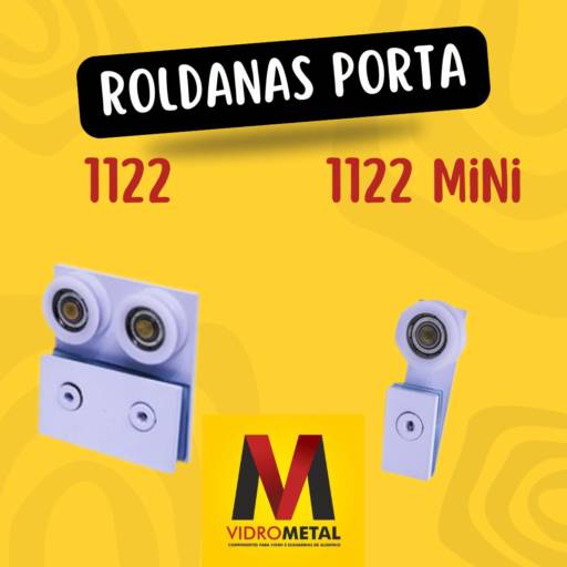 Roldanas e Roldanas Porta por VidroMetal