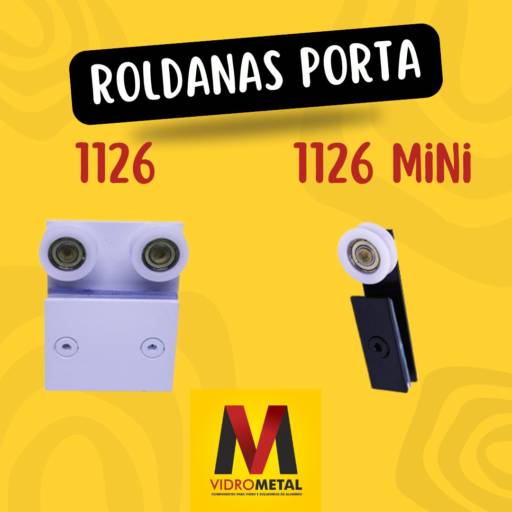 Roldanas e Roldanas Porta por VidroMetal