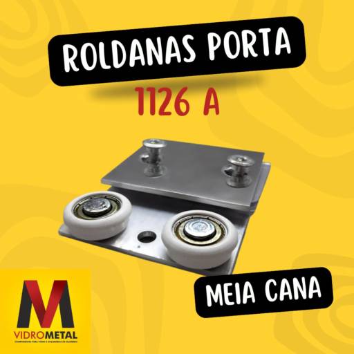 Roldanas e Roldanas Porta por VidroMetal