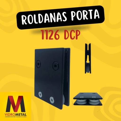 Roldanas e Roldanas Porta por VidroMetal