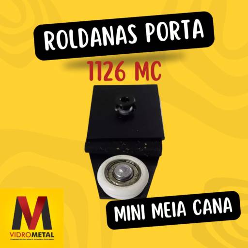 Roldanas e Roldanas Porta por VidroMetal