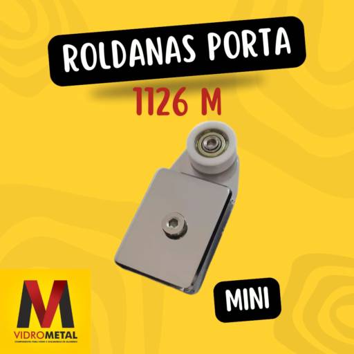 Roldanas e Roldanas Porta por VidroMetal