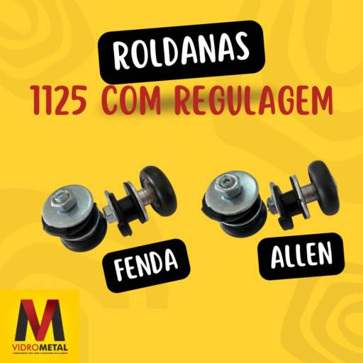 Roldanas e Roldanas Porta por VidroMetal