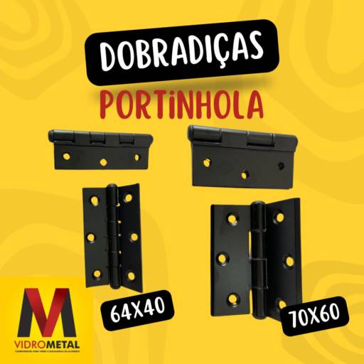 Dobradiças por VidroMetal