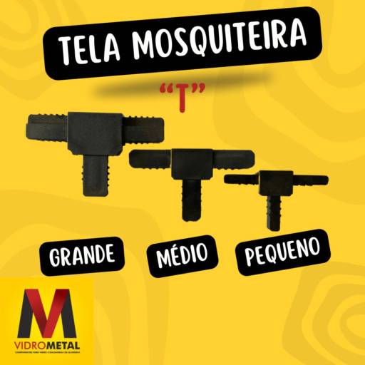 Peças e Acessórios para Telas Mosquiteira por VidroMetal