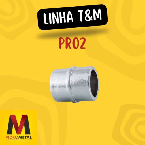 Comprar o produto de Linha T&M em Componentes para Vidraçaria pela empresa VidroMetal em Marília, SP por Solutudo