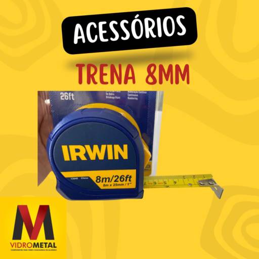 Comprar o produto de Acessórios em Componentes para Vidraçaria pela empresa VidroMetal em Marília, SP por Solutudo