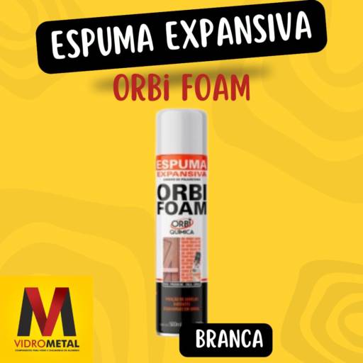 Comprar o produto de Espuma Expansiva em Componentes para Vidraçaria pela empresa VidroMetal em Marília, SP por Solutudo