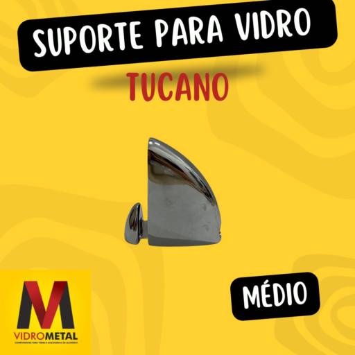 Suporte para Vidro por VidroMetal