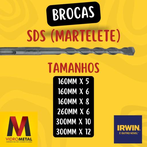 Brocas por VidroMetal