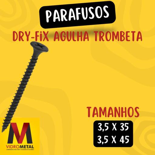 Comprar o produto de Parafusos em Componentes para Vidraçaria pela empresa VidroMetal em Marília, SP por Solutudo