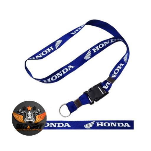 Cordão chaveiro para moto