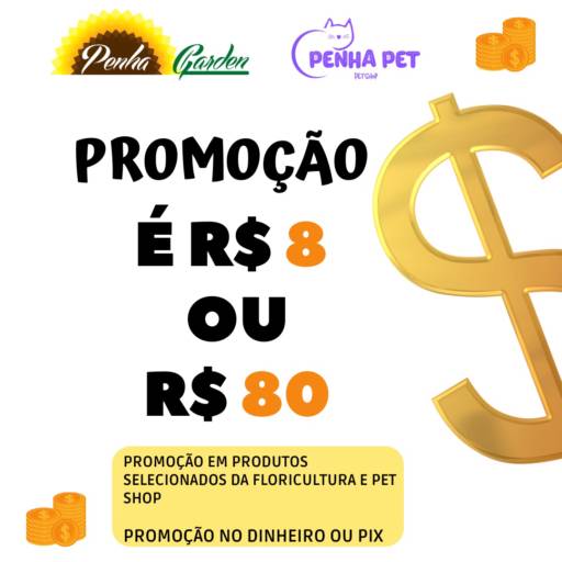 Promoção é R$8 ou R$80
