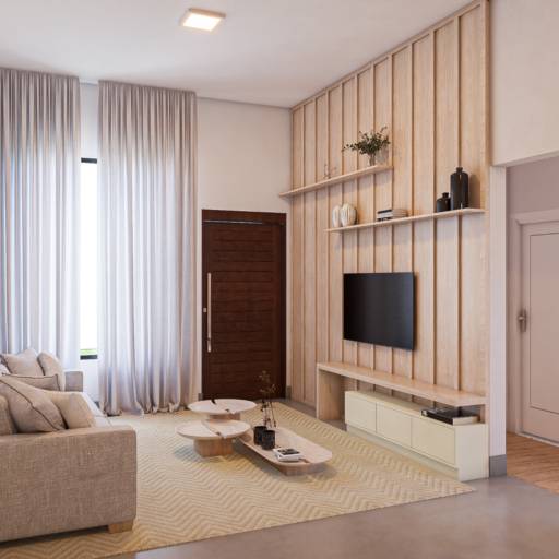 Projeto Residencial por Luiza Sforsin Bueno - Arquitetura e Urbanismo