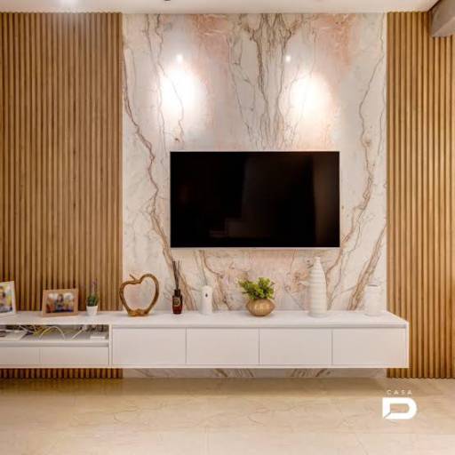 Painel de TV em Porcelanato