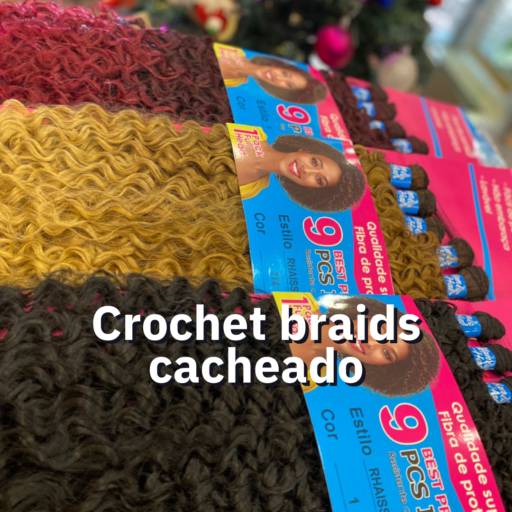 Crochet braids cacheado