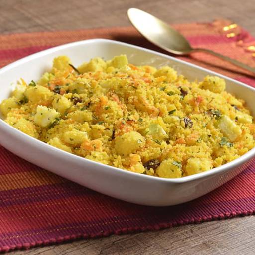 Farofa Agridoce • Quilo por Villa D'Ouro Rotisseria - Marmitas, Assados, Massas e Salgados.