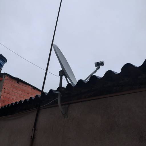Antena banda Ku StarOne C2 70w instalada para um ponto no bairro parque Miami em santo André em 10/12/2024