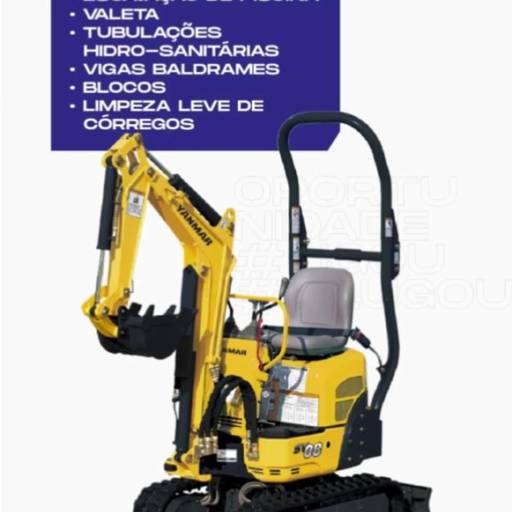 Locação de Mini Escavadeira