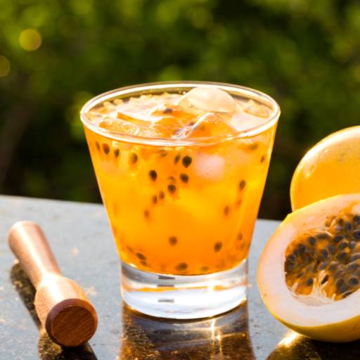 Caipirinha de Maracujá (Pinga) por Recantu´s Food 