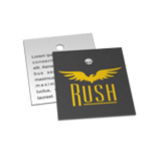 TAG PADRÃO FURO - COUCHÊ 250G - VERNIZ UV TOTAL FRENTE em São José do Rio Preto, SP por Public Gráfica e Brindes