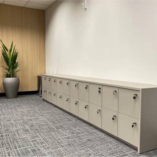 Projeto de Móveis Planejados realizado para a empresa dōTERRA por MOBID Marcenaria