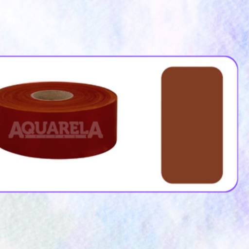 FITA TNT - 20 - LARANJA TELHA por Aquarela Fitas