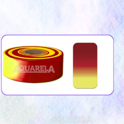 FITA TNT - 61- LAR. FANTA/AMAR. CANÁRIO por Aquarela Fitas