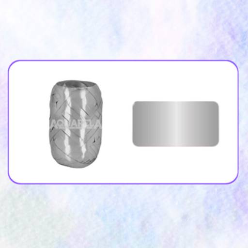 FITILHO - 07 - PRATA por Aquarela Fitas