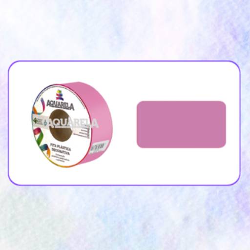 FITA PLÁSTICA - 6 - ROSA BEBÊ