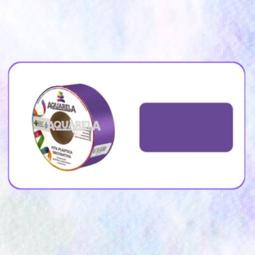 FITA PLÁSTICA - 9 - VIOLETA por Aquarela Fitas