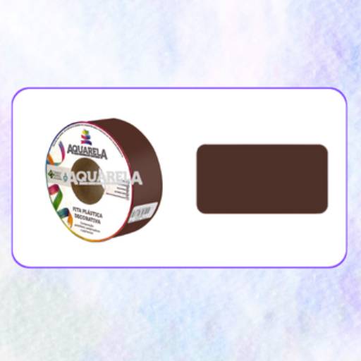 FITA PLÁSTICA - 12 - MARROM por Aquarela Fitas