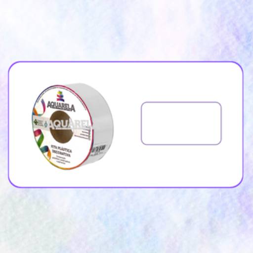 FITA PLÁSTICA - 13 - BRANCO por Aquarela Fitas