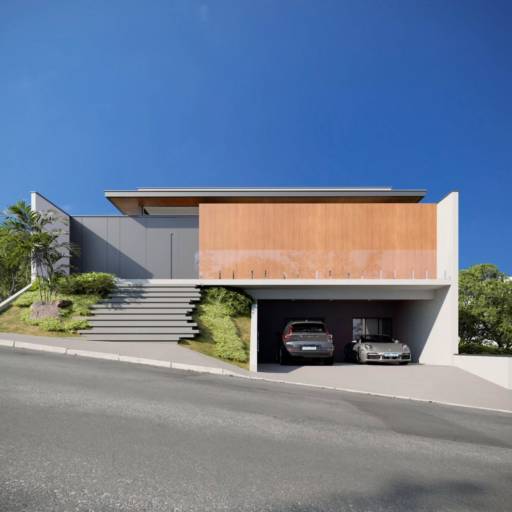 3D Externo - Visualize sua Casa Pronta Antes da Construção - Santa Bárbara Resort Residence, SP por Fernando e Rodolfo - Engenharia e Arquitetura