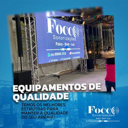 Painel de LED em Primavera do Leste - MT por Focco Sonorizações