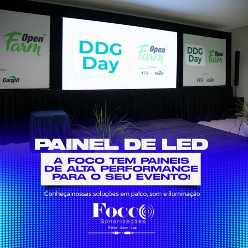 Painel de LED em Nova Mutum - MT por Focco Sonorizações
