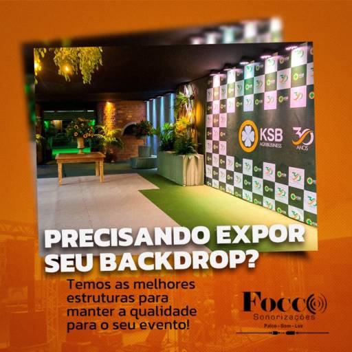 Backdrop para Eventos em Lucas do Rio Verde por Focco Sonorizações Backdrop para Eventos em Lucas do Rio Verde por Focco Sonorizações