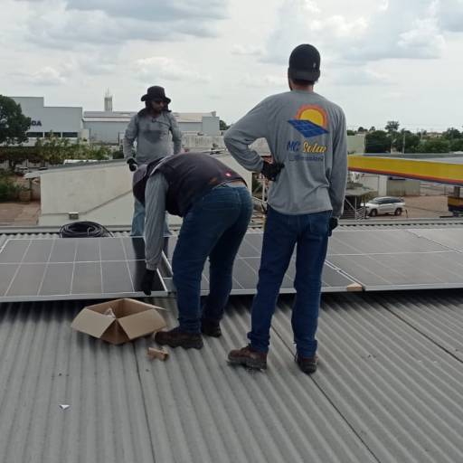 Instalação de Placa Solar em Posto de Combustível em Junqueirópolis por MC SOLAR / Energia Fotovoltaica