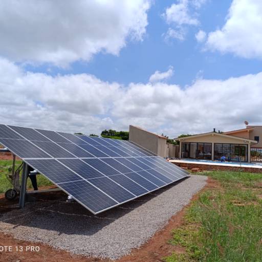 Instalação de Usina de Solo em Águas de Santa Bárbara por MC SOLAR / Energia Fotovoltaica