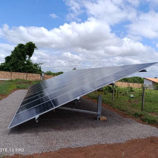 Instalação de Usina de Solo em Águas de Santa Bárbara por MC SOLAR / Energia Fotovoltaica