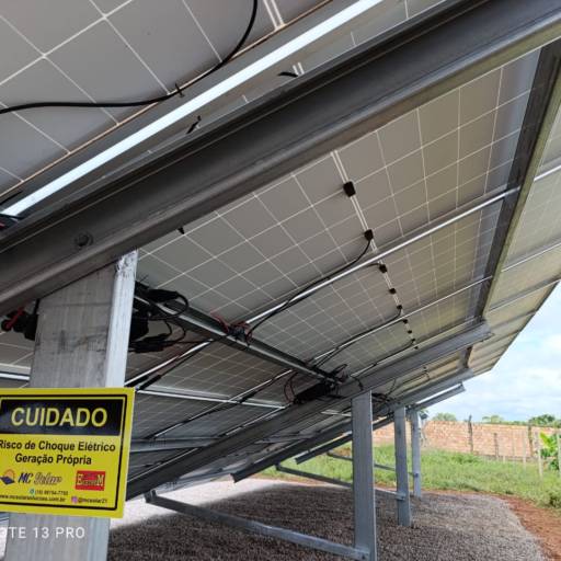 Instalação de Usina de Solo em Águas de Santa Bárbara por MC SOLAR / Energia Fotovoltaica