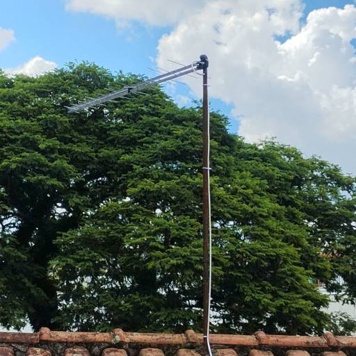 Antena Proeletronic 38 elementos instalada para um ponto no bairro Homero Thon em Santo André em 06/02/2025