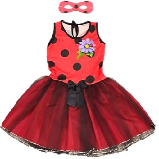 2690 - Lady joaninha infantil (tamanhos 4 e 6) em Tietê, SP por Fantasia & Folia