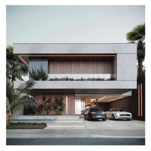 Projeto Arquitetônico - Exclusividade e Funcionalidade no Ninho Verde II Eco Residence, SP por Rafaella Marques Arquitetura