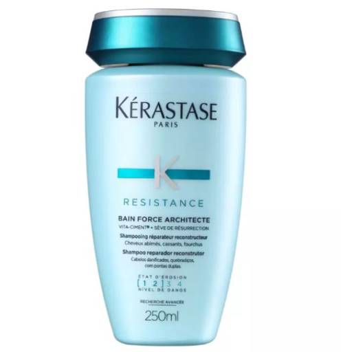 Comprar o produto de Kérastase Résistance Bain Force Architecte - Shampoo 250ml em Kérastase PARIS pela empresa Charmy Perfumes - Centro em Jundiaí, SP por Solutudo