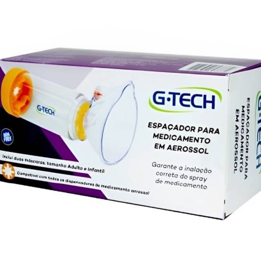 Comprar o produto de ESPAÇADOR PARA MEDICAMENTO EM AEROSOL - G-TECH em Equipamentos Médicos pela empresa Farmácia Rio Preto - Inova do Compre Mix em São José do Rio Preto, SP por Solutudo