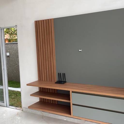 Painel de Sala – Sofisticação e Organização no Ninho Verde II Eco Residence, SP