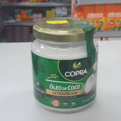 Comprar o produto de Óleo de Coco extra virgem 200ml (valor unitário) em A Classificar pela empresa Farmácia Morro do Meio em Joinville, SC por Solutudo