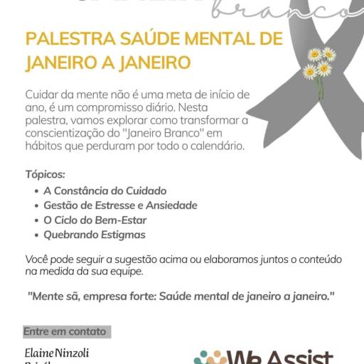 Palestras Informativas sobre Saúde Mental e Qualidade de Vida