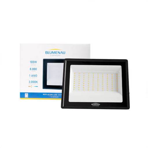 Refletor de LED 100W – Iluminação Potente e Econômica em Tucuruí, PA